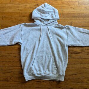 Generic // Men's Pullover Hooded Sweatshirt // White-Grey // S